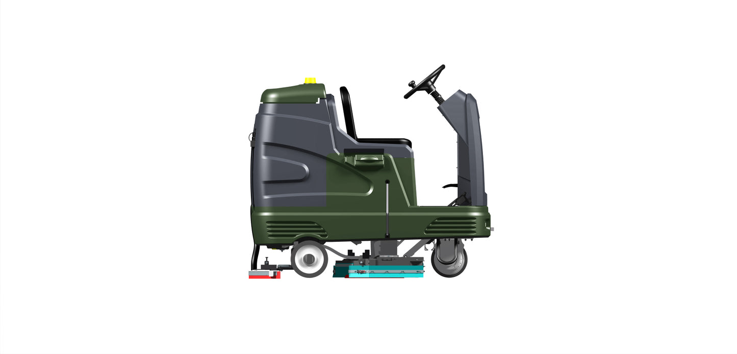 IZY-1200 Ride-On scrubber 34"