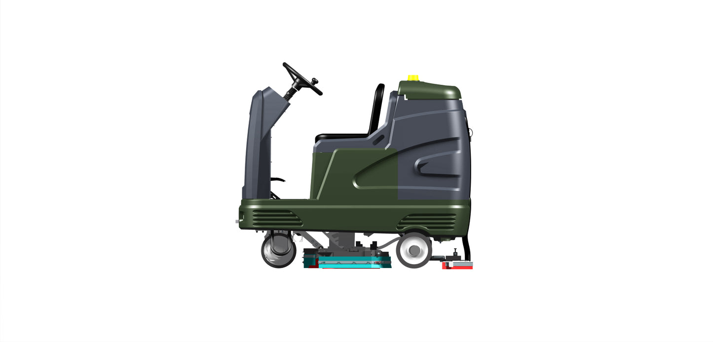 IZY-1200 Ride-On scrubber 34"